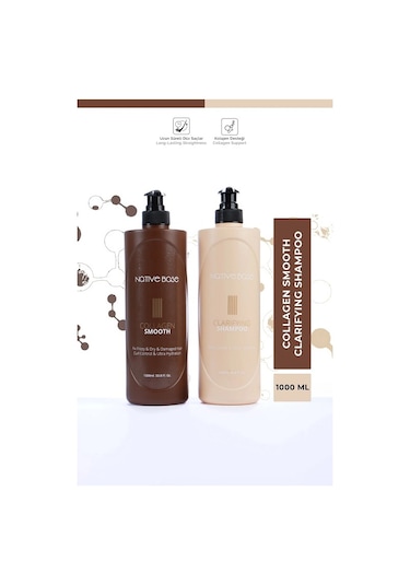Nativebase Profesyonel Saç Düzleştirici Collagen Smooth 1 L
