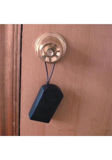 Yeni Kablosuz Dokunmatik Sensör Güvenlik Alarmı Yüksek Sesli Kapı Tokmağı Giriş Uyarısı Anti Hırsızlık