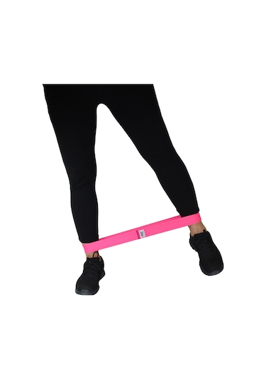 Musclecloth Active Orta Seviye Direnç Bandı Loop Band Pembe