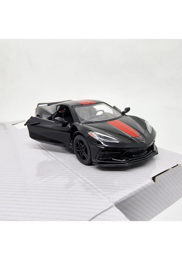 Kinsmart 2021 Corvette Baskıyla - 1/36 Ölçekli Döküm Model