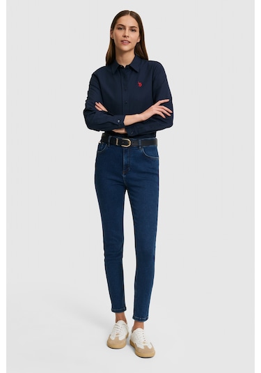 U.S. Polo Assn. U.s. Polo Assn. Kadın Lacivert Gömlek Basic 50324791-vr033