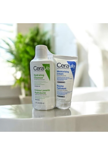 Cerave Nemlendiren Temizleyici 88 Ml + Nemlendirici Krem 50 Ml