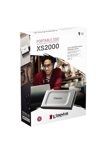 Kingston SXS2000/1000GB 1 TB 2000 MB/S USB 3.2 Type-C Taşınabilir SSD