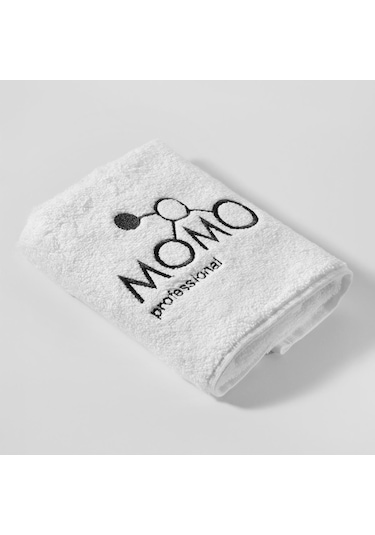 Momo Professional Nakışlı Beyaz Havlu 30 50 Beyaz