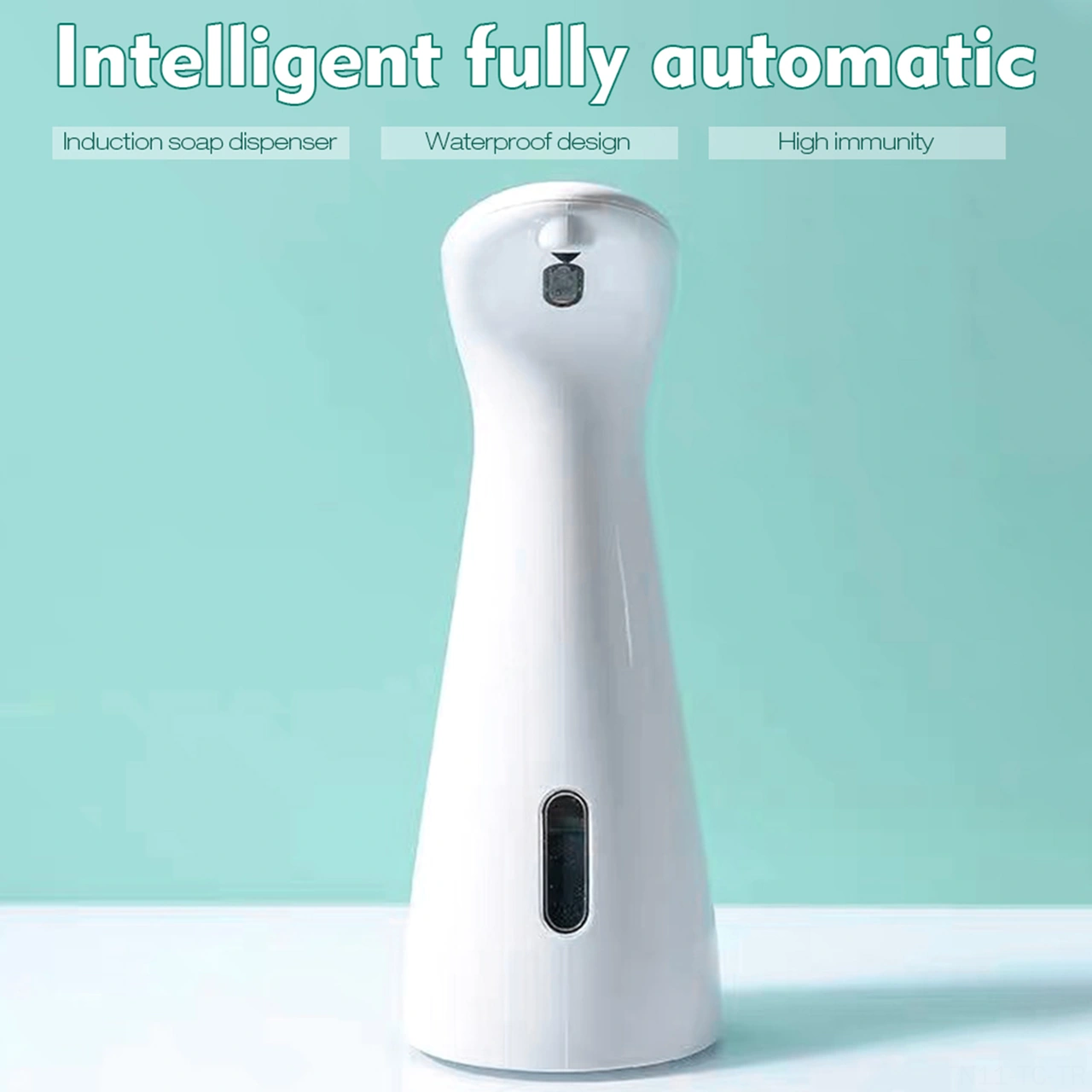 Skycity Otomatik Algılayıcı Köpük Sabun Dağıtıcı, 200ml Kapasite, Dokunsuz Hareket Sensörü, Drip-önleyici Valf, Y打滑 Altlık, Abs+as Malzeme Beyaz