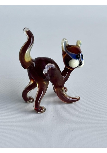 El Yapımı Murano Cam Kedi Biblo A25-03