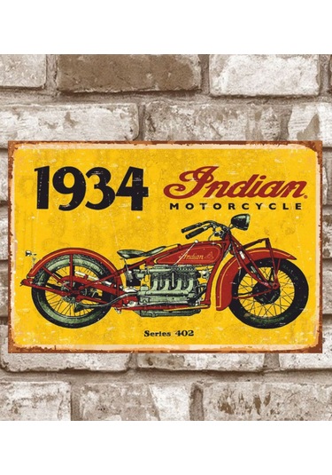 Kişiye Özel Metal Retro Poster (29X19) (547644453)