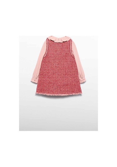 Mayoral Abel&lula Kız Çocuk Pullu Uzun Kol Elbise Kırmızı