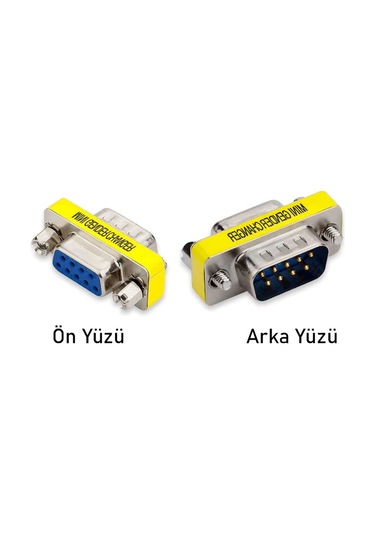 Rs232 Dişi Erkek Çevirici Rs232 Db9 Dişi Erkek Com Çevirici Dönüştürücü