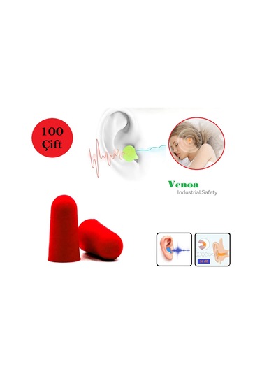 Venoa Vsf200 Gürültü Ses Önleyici Kulak Tıkacı 100 Çift