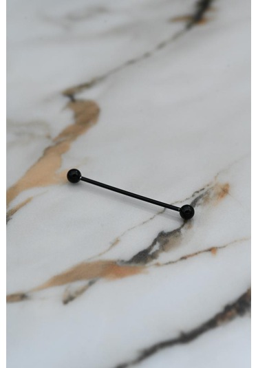 316l Cerrahi Çelik Siyah Düz Köprü Piercing-0vp175 Çok Renkli