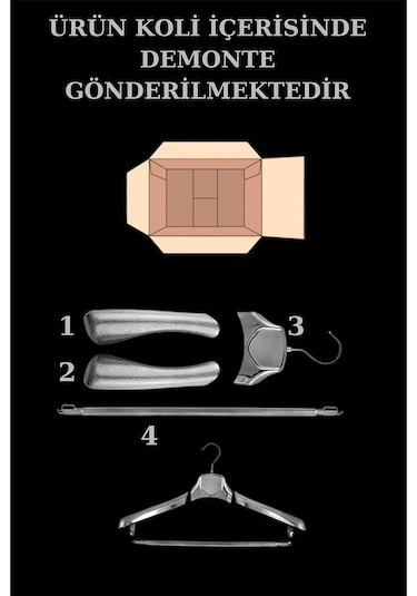 5 Adet A Kalite Gümüş Kaplama Plastik Ceket Askısı Elbise Askısı Gümüş