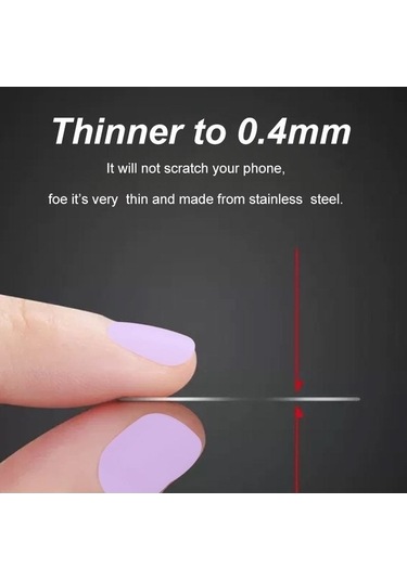 Pazly Ultra İnce Telefon Tutucu Standı, Sac Plaka Mıknatıslı Metal Manyetik Disk Araç - Bw - -