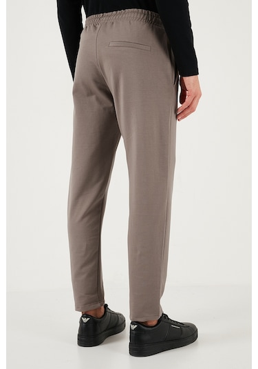 Buratti Regular Fit Normal Bel Düz Paça Erkek Eşofman Altı 5908050 Toprak