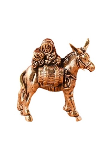 Lijinxu Eşekler Heykeli Yaratıcı Hayvan Koleksiyon Dolap Yatak 4.1x4.1cm