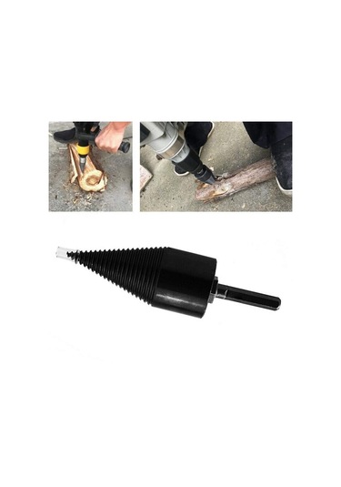 Yakacak Odun Matkap Bit Yüksek Hızlı Profesyonel Ev Altıgen Yumruk Alet Vidası Bölme Kesme Ahşap Ayırıcı Koni Sürücüsü Hızlı 32mm