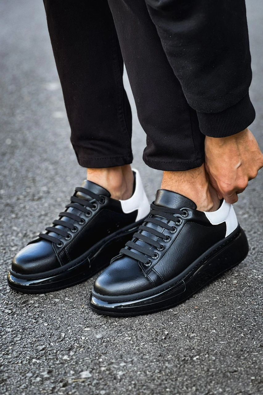 Ch295 - Cst Sollıevo Erkek Ayakkabı Sıyah/beyaz Antrasit