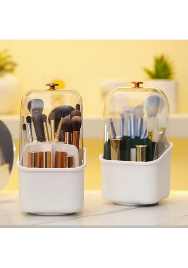 Youtek 360 Derece Dönebilen Büyük Kapasiteli Pembe Kalp Şekilli Kozmetik Saklama Kutusu, Masaj Ve Tuvalet İçin Pratik Çözüm Pembe