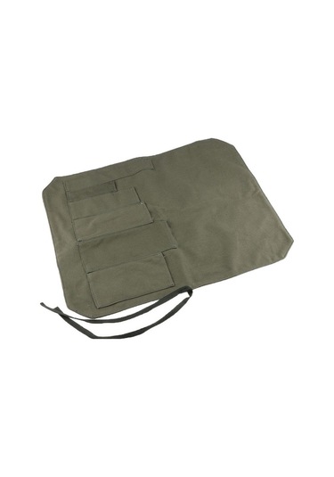 Pazly Suntek Taşınabilir Unisex Şef Bıçak Cüzdanı - Yeşil Tuval Taşıma Yeşil