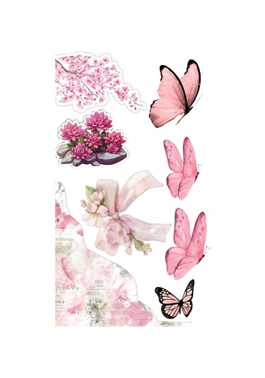 Yenilebilir Şekerli Kağıt Baskısı Cupcake Ve Pasta Resim Baskı Vintage Temalı 71