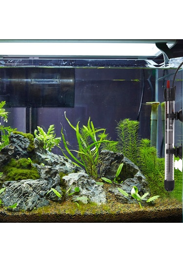 Xiyyadms Akvaryum Ve Kaplumbağa Tankları İçin Otomatik Sıcaklık Kontrollü Isıtıcı Çubuk, 25w/50w, Cam Malzeme