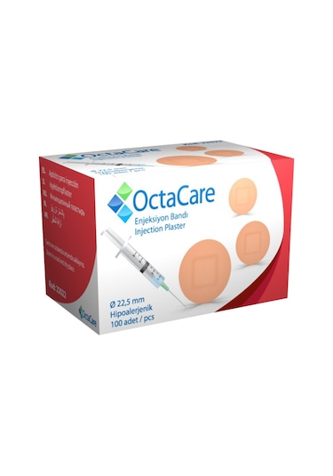 Octacare Yuvarlak Enjeksiyon Bandı 100 Adet