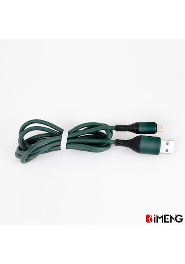 Imeng 6A Usba To Lightning Data Ve Hızlı Şarj Kablosu Ml60 Yeşil