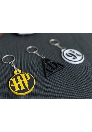 Harry Potter 3'lü Anahtarlık Seti