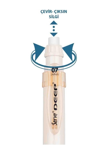 Serve Deep Mekanik Uçlu Kalem Toprak Tonları 0.7 Mm Fil Dişi