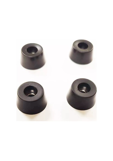 Expertland Vida İçin Yuvarlak Panel Ayağı, 20x16x10,5 Mm 191147639 Siyah