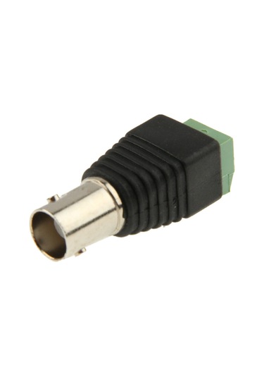 Sones Cctv Kameralar İçin 10 Adet Yeşil Güç - Bnc Koaksiyel Dişi Adaptör Konnektörü