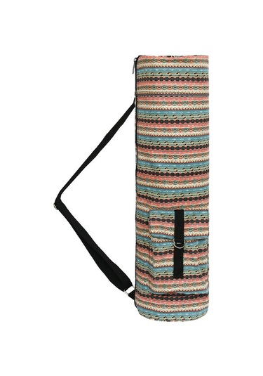 Sones Baskılı Yoga Omuz Sırt Çantası Kalınlaştırılmış Yoga Mat Çantası Spor Salonu Çantası Sıcak Renk