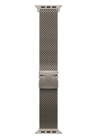Apple Uyumlu Watch 44mm Zore Krd-100 Titanyum Hasır Kordon