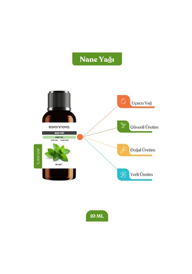 Savonnova Nane Yağı 10 ML