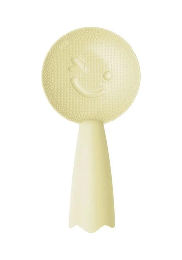 Yapışmaz Plastik Pirinç Kaşığı Sevimli Gülen Yüz Pirinç Spatulası Kepçe Pişirici Uzun Pişirme Pirinç Kaşığı Mutfak Gereci Sofra Takımı Aletleri Beyaz