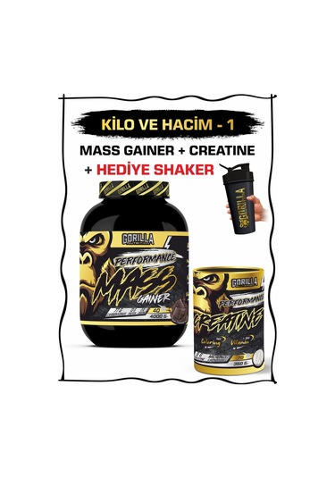 Gorilla Nutrition Kilo Ve Hacim Kombini