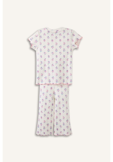 Defacto 2li Pijama Takımı Kız Bebek H5503a526smer233 Ekru-er233