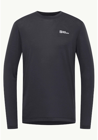 Jack Wolfskin Vonnan Ls T M Erkek Tişört A60291 635 Çok Renkli