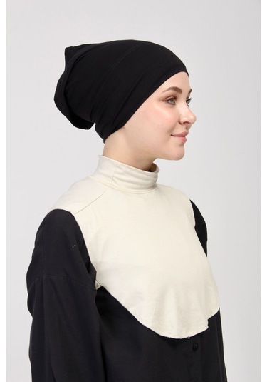 Düz Balıkçı Yakalı Kurtarıcı Boyunluk Krem