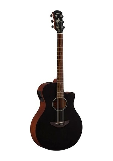 Yamaha Apx600 Thinline Cutaway Elektro Akustik Gitar Smokey Black