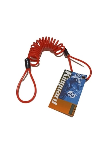 Lock Kınguard Disk Kilidi Hatırlatma Kablosu Kırmızı