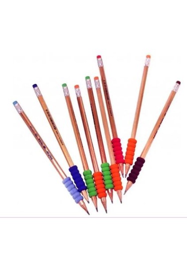 7 Adet Fatih Kurşun Kalem Taiga Natural Renkli Eva Grip Silgili