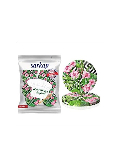 Sarkap Desenli Kavanoz Kapağı 10 Lu Paket