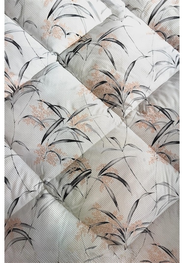 Alla Turca Çift Kişilik 4 Yastık Kılıflı Lastikli Çarşaflı Çift Taraflı Desenli Uyku Seti-natura Gri Gri