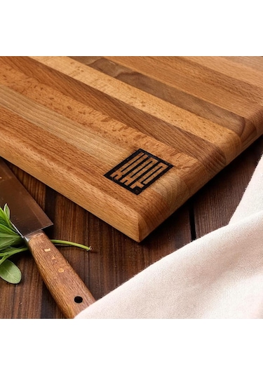 Lüks Kesme Tahtası Kayın Large