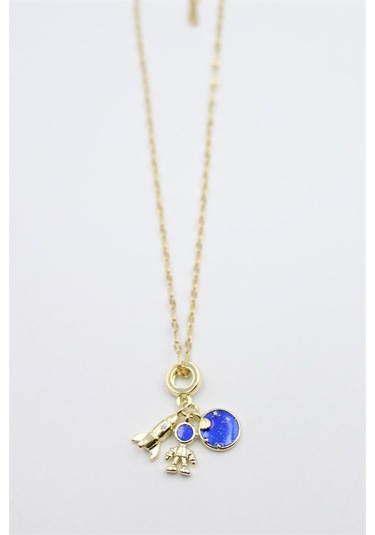Charm Kolye - Altın Çok Renkli 61420002
