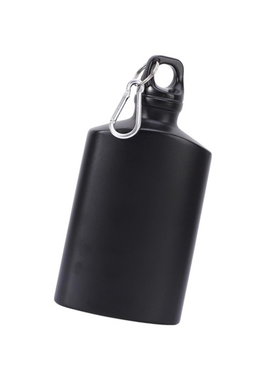 Suntek Dışarı Aktiviteleri Için Düz Su Şişesi 500ml Siyah Siyah