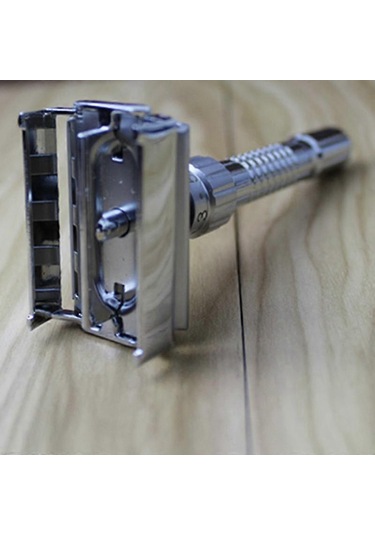 Alaşımlı Ayarlanabilir Başlıklı Ve Seyahat Çantası Dahil Manuel Çift Kenarlı Tıraş Güvenlik Tıraş Bıçakları