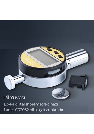 Loyka Dijital Shoremetre - Shore D Sert Malzeme Için