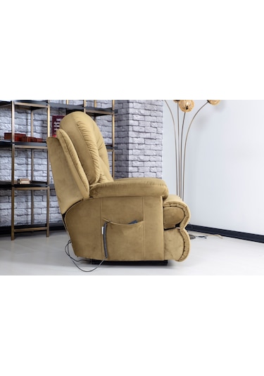 Teknokonfor Efes Masajlı Tek Motor Sabit Baba Tv Koltuğu